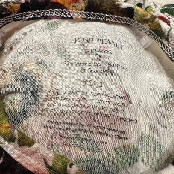 Posh Peanut Floral Bamboo Skirted Bodysuit - Picture 7 of 7